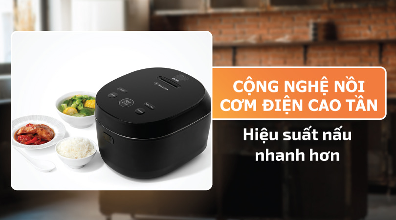Nồi cơm điện cao tần Malloca MRC-IH01E - Hiệu suất nhanh